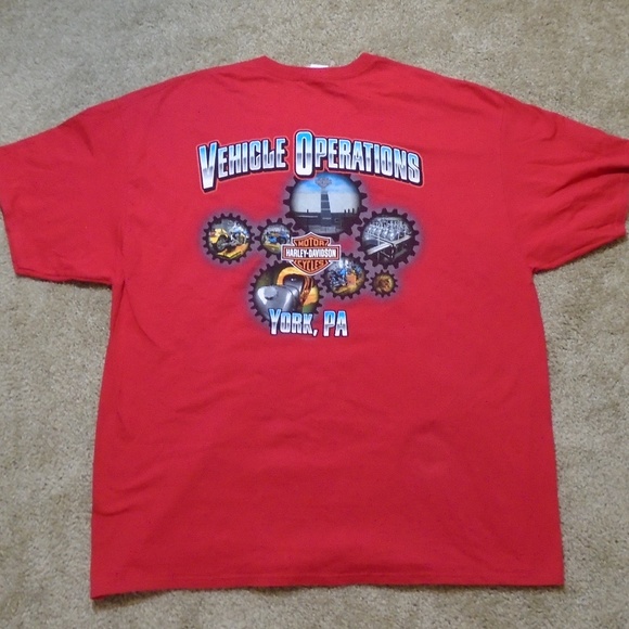 Harley Davidson Vehicle Operations York, PA Shirt - Picture 2 of 8